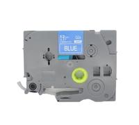 BROVACS Nastro laminato bianco su blu, compatibile con stampanti Brother P-Touch TZ535 TZe 535, 12 mm, OPA4535, 12 mm