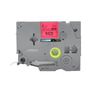 BROVACS Nastro laminato nero su rosso, compatibile con stampanti Brother P-Touch TZ 411 TZe 411, 6 mm, OPA4411
