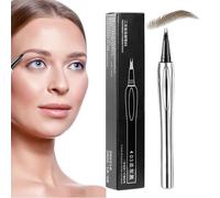 Brow Definer Pen Fork Tip Eyebrow Shaper, accessorio cosmetico professionale, impermeabile, a prova di sbavature, strumento di bellezza di precisione duraturo per la cura delle sopracciglia