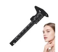 Brow Mapping Ruler Sliding Double Scale Reusable Precise | Eyebrow Measuring Ruler Stencil for Women Mom Daughter Girlfriend Adults Girls