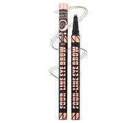 Brow Pen, Waterproof Eyebrow Brush, 4 Tip Coloring Tool, Long-Lasting Formula, Portable Design, Best for Men, Women, Everyday Makeup, and Professional Use