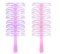 Brow Stencil - 8-Styles Eyebrow Shaper Set, Washable Portable Eyebrow Stencils, Complete Shaping Kit | Women Travel Daily Makeup Grooming Party Date Night Beauty Accessory Tool