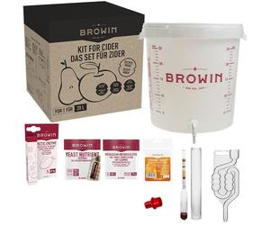 Browin 400040 Set for Cider 20 L, Un Set Completo per Fare Il Sidro in casa, Perfetto Come Regalo