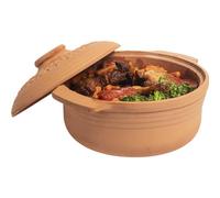 Browin 770 770612-Casseruola, 4 l, Argilla, Marrone, 270 mm