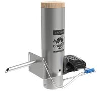 BROWIN® Generatore di fumo DragON Jet 2 Long con posacenere e pompa 330146 | Generatore di fumo freddo in acciaio inox | per ogni forno di affumicatura | ugello innovativo | perfetto godimento del
