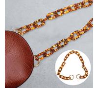 Brown Acrylic Handbag Chain Durable Replacement Strap for Bag Decor