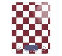 Brown and White American Plaid Spezie Piccole Bilance da cucina per alimenti 12 lb/1 oz, 5 kg/5 g grammo Bilancia alimentare con 4 unità per (utente) (utente) báscula para pesar comida