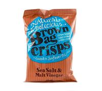 Brown Bag Crisps | Sea Salt And Vinegar | 20 x 40G