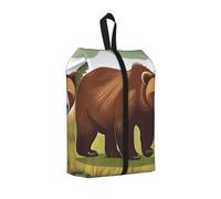 Brown Bear - Borsa per scarpe da passeggio da viaggio, impermeabile, per valigia, 3 in 1, per scarpe da ginnastica