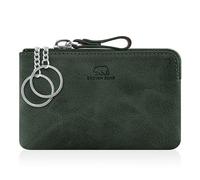 BROWN BEAR Portachiavi in pelle | BB 8017, 8017 Gn - Vintage Olive, m, Tasca per chiavi con zip