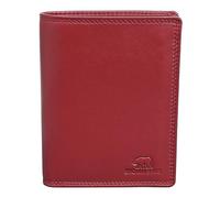 Brown Bear Portafoglio in pelle con protezione RFID unisex per uomo e donna, 03 rosso Bbpr con portamonete, 0, Portafoglio