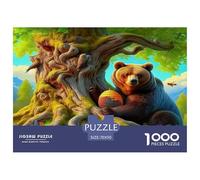 Brown Bear Puzzle Da 1000 Pezzi Per Chi Ama I Viaggi: Rivisita Luoghi Meravigliosi E Migliora L'attenzione!