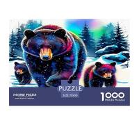 Brown Bear Puzzle Da 1000 Pezzi Per Famiglie Che Amano Il Divertimento: Risate E Impegno in Un Solo Prodotto!