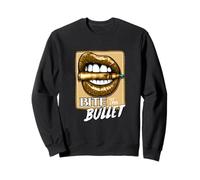 Brown Bite The Bullet Brown Graphic Felpa