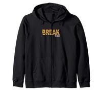 Brown Break The Mold Brown Graphic Felpa con Cappuccio