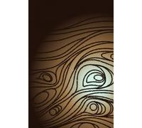 Brown comets 6×9" lined notebook: Decorative hand-drawn cover - Wide ruling - Checkable bullets embedded in the lines - Top, bottom and left margins ... - 120 pages, 23 horizontal lines per page.