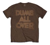 Brown Frank Zappa Dumb All Over ufficiale Uomo maglietta unisex