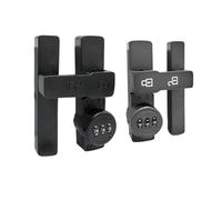 Brown Keyless Cabinet Lock Double-Door Glass Closet Door Drawer Refrigerator 1Pcs