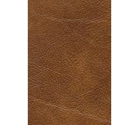 Brown Leather-Textured Notebook: 100 Pages Lined Journal for Writing, Notes & Planning