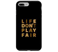 Brown Life Don't Play Fair Brown Graphic Custodia per iPhone 7 Plus/8 Plus