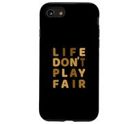 Brown Life Don't Play Fair Brown Graphic Custodia per iPhone SE (2020) / 7 / 8