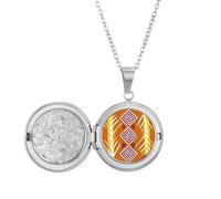 Brown Line - Collana con ciondolo a forma di totem della civiltà del Messico, idea regalo di compleanno