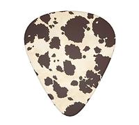Brown Mucca Macchie Chitarra Plettri Classici Triangolo Basso Acustico Ed Elettrica Plettri Per Chitarra Per Chitarristi 12 Pezzi