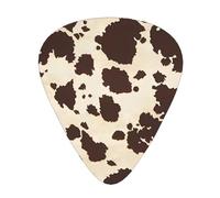 Brown Mucca Spots Plettri Chitarra 12 Pezzi Per Ukulele Basso Strumenti Accessori