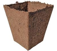 Brown Peat Pots of Width 6 cm and Height of 6cm:Seeds Only