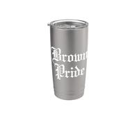 Brown Pride Messicano Raza Chicano Oldies Latino Amore Messico Bicchiere termico in acciaio inox doppia parete