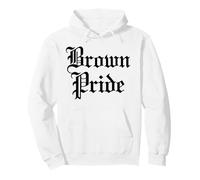 Brown Pride Messicano Raza Chicano Oldies Latino Ispanico Amore Felpa con Cappuccio