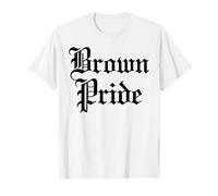 Brown Pride Messicano Raza Chicano Oldies Latino Ispanico Amore Maglietta