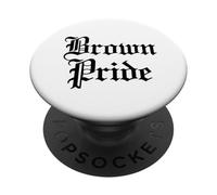 Brown Pride Messicano Raza Chicano Oldies Latino Ispanico Amore PopSockets PopGrip Adesivo