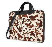 Brown Spots Horse Skin Texture Laptop Bag Laptop Case 15.6 Pollice Borse per Computer Imbottito Copertura Del Manicotto Per Le Donne Uomini