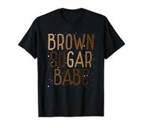 Brown Sugar Babe Africano Americano Fiero Nero Melanin Maglietta
