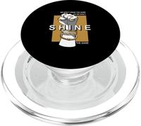 Brown We Don't Grind/Shine La stessa grafica marrone PopSockets PopGrip per MagSafe