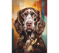 Brown & White English Springer Spaniel Notebook: Journal, Diary, Dog Notebook: A thoughtful gift for dog lovers, families, friends, children, and fans of Springer Spaniels and working dogs