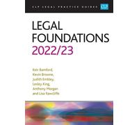 Browne Bamford Legal Foundations 2022/2023 (Tascabile)