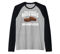 Brownie Apparel - Simpatico Design per Amanti dei Brownies Maglia con Maniche Raglan