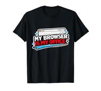 Browser è My Office Programmatore Divertente, Ingegneri del Software Maglietta con Stampa Grafica Economica