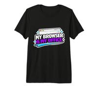 Browser è My Office Programmatore Divertente, Ingegneri del Software Maglietta Premium