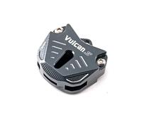 BROZATER Guscio chiave universale per moto Per Ka@&wasaki Vulcan S 650 VN650 Vulcan S650 2015-2024 VulcanS Accessori Per Moto Portachiavi Custodia Guscio E Portachiavi Anello(KC Grey)