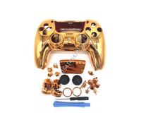 Brozen-Per PS5 Playstation 5 Controller Custodia completa Custodia Cover Piastra frontale Decorazione Cromata