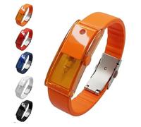 BRRDASJO Bracciale atomizzatore di fragranze, Braccialetto Regolabile for Uomo e Donna, diffusore Profumo Portatile indossabile, for la Vita Quotidiana Fuori casa, Gite Casuali(Orange)