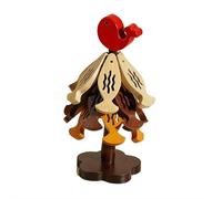 BRRDASJO Sottopentola a Forma di Albero di Natale, Set di sottopentola Pieghevoli in Legno da Cucina, sottobicchieri ad Albero con Supporto, for Piatti, pentole, Ciotole, teiere, pentole Calde.(Red)