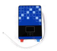 BRRIDE Mini scaldabagno elettronico, 6500 W, con soffione doccia, 30-55 °C, riscaldamento rapido per cucina e bagno (blu)