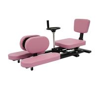 BRRIDE Spagat Trainer Divaricatore Gamba, Spargitore Professionale per Yoga, Balletto, Arti Marziali, Fitness - Macchina Spagat meccanica per allungare oltre 200° (Rosa)