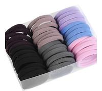 BRRNOO 1 Scatola Porta Coda di Cavallo Corda Elastica Anello Fascia per Capelli Accessori per Capelli Gioielli Alta elasticità Corde per Durevoli (40 stanze)