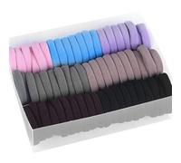 BRRNOO 1 Scatola Porta Coda di Cavallo Corda Elastica Anello Fascia per Capelli Accessori per Capelli Gioielli Alta elasticità Corde per Durevoli (60 trombe)