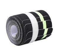 Brrnoo 10 Pezzi di Gradini Antiscivolo con Striscia Fosforescente, Nastro Antiscivolo, Adesivo Abrasivo Ad Attrito Elevato con Striscia Fotoluminescente per Scale, Scale, Rampe (4 * 24 pollici)